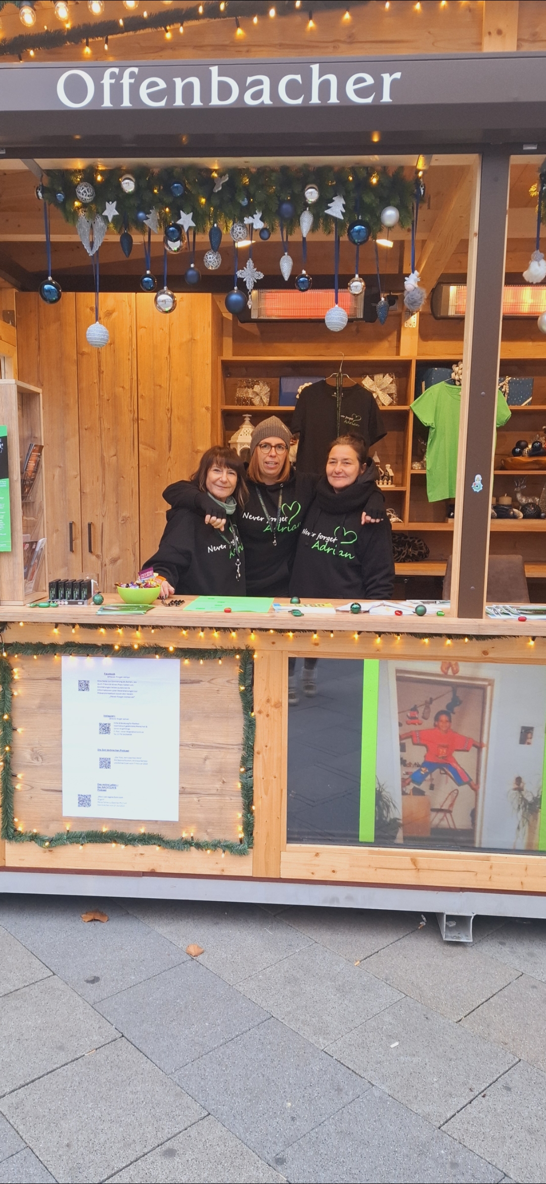 Infostand von Never forget Adrian e.V. beim Präventionstag